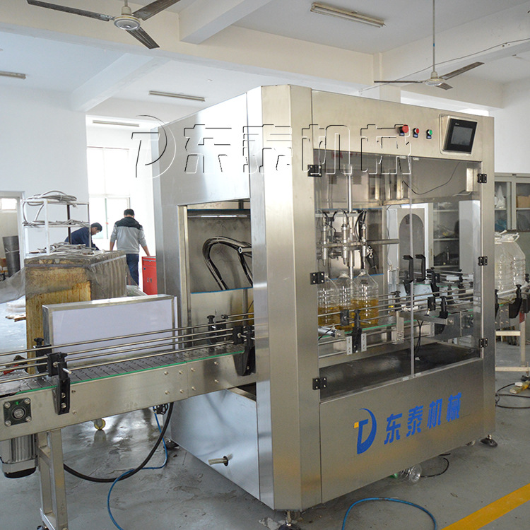 一起來(lái)！直線式食用油灌裝機(jī)不出料原因排查